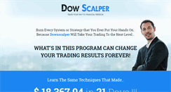Desktop Screenshot of dowscalper.com